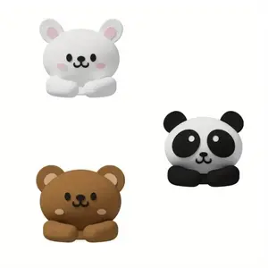 Cute Animal PVC Cable Clips Set | Multi-Color Cable Management Kit Wire Organizer | Protective Cover Charging Line Stand for Table Bedside