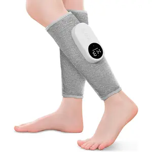 Leg Massager for Circulation and Pain Relief, Calf Air Compression Massager with Heat, Leg Massager with 3 Intensities, 3 Modes, Easy to use, Muscle Relaxation, Gifts