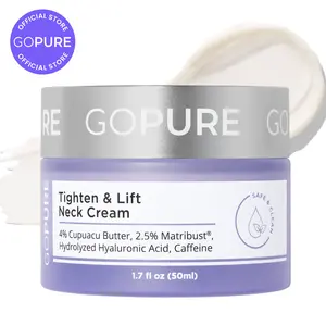 GOPURE Neck Cream Tighten & Lift Firming Cream for Crepey Skin