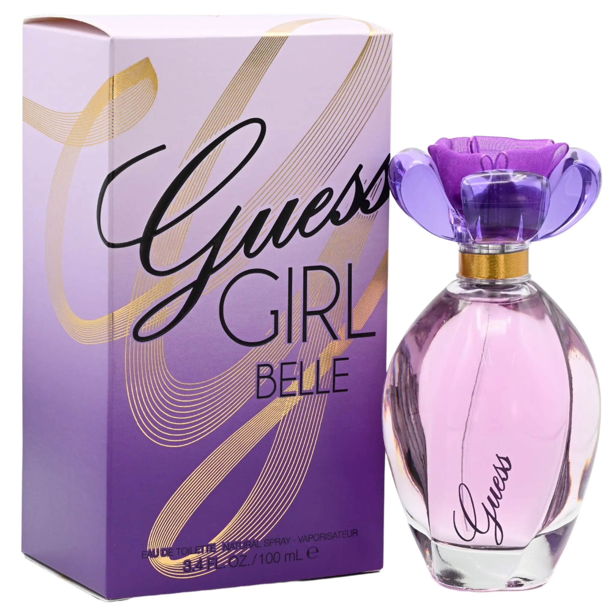 GUESS Girl Belle Eau de Toilette, Floral Fruity Perfume for Women with Notes of Pink Champagne, Jasmine & Vanilla Scents, 3.4 fl oz Liquid Spray, Great Gift Ideas for Women, Aromatic Sweet Scent, Delightful Fragrance
