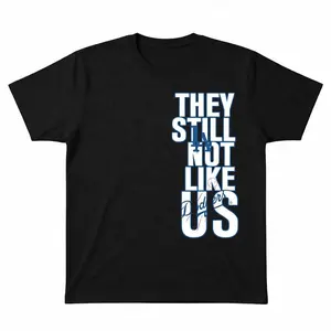 They Still Not Like Us LA Baseball MVP y2k Cotton T-Shirt Comfortable Casual Streetwear Gift for Fans 100% Cotton Ideal for Daily Life Work Going Out and Shopping grandma's  favorite  shirt