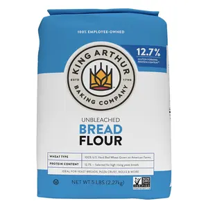 King Arthur Unbleached Bread Flour - 5 LB 8 Pack