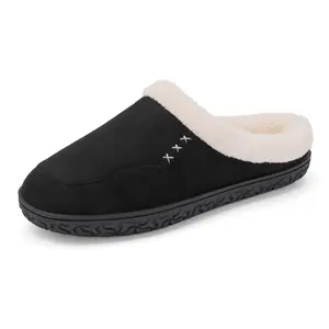 Bruno Marc Men's Warm Faux Fur Lined House Slippers