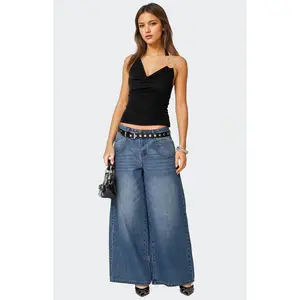 Edikted Women's Jayden Low Rise Jeans