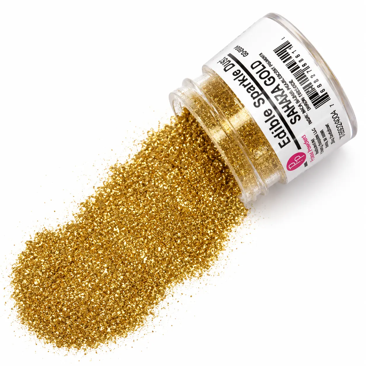Edible Sparkle Glitter Sahara Gold Edible Glitter .25 Oz