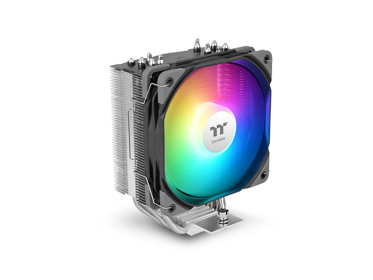 Thermaltake UX500 ARGB CPU Cooler; 5xØ6mm Copper Heatpipes; 120mm PWM Fan; 700~1800 RPM; Intel/AMD Compatible; Single Tower; 260W TDP; Black; CL-P144-AL12SW-A
