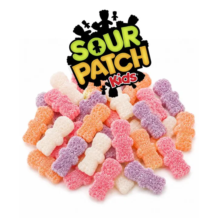 Sour Patch Kids Tropical Soft & Chewy Candy, 1 LB Bulk Value Bag, Assorted Tropical Fruit Flavors, Sweet & Sour Snacks, Fruity Treats