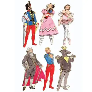 Nutcracker Ballet ACT 1 Cardboard Ornaments