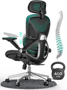 CAPOT Ergonomic mesh office chair, swivel and rolling computer chair, suitable for long hours of desk work