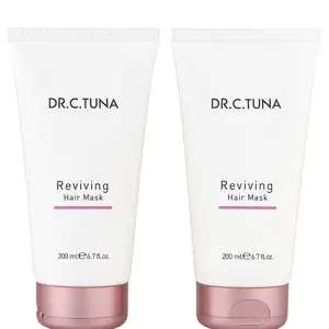 DR.C.TUNA Reviving Hair Mask Set Of 2 - 200 mL Each for Deep Conditioning and Hair Repair