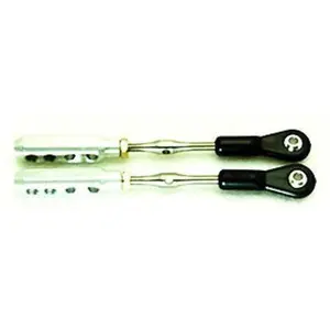 Secraft Pull-Pull Wire Tensioner Rudder Silver