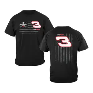 Dale Earnhardt #3 NASCAR T-Shirt, Goodwrench Racing Tee, American Flag Vintage Graphic Shirt, Classic Motorsport Fan Tee for Men