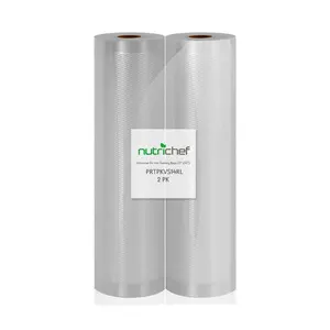 Nutrichef 2 Pack (100ft.) Universal Air VacuumSealer Bags