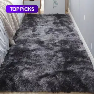Fluffy Bedside Rug, Home Decorative Rug, Multi-Size Modern Soft Plush Bedside Carpet, Non-Slip Floor Mat for Home, Living Room, Bedroom & Dormitory #TOP PICKS