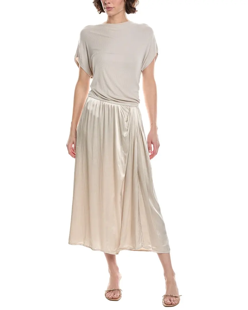Michael Stars Siobhan Twist Front 2-In-1 Midi Dress