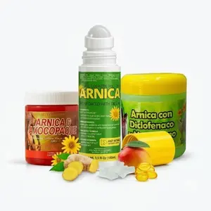 Ultimate Pain Relief Bundle: Arnica Massage Oil Roll-On + Arnica & Axococpaque Gel 125g + Arnica Massage Balm 250g