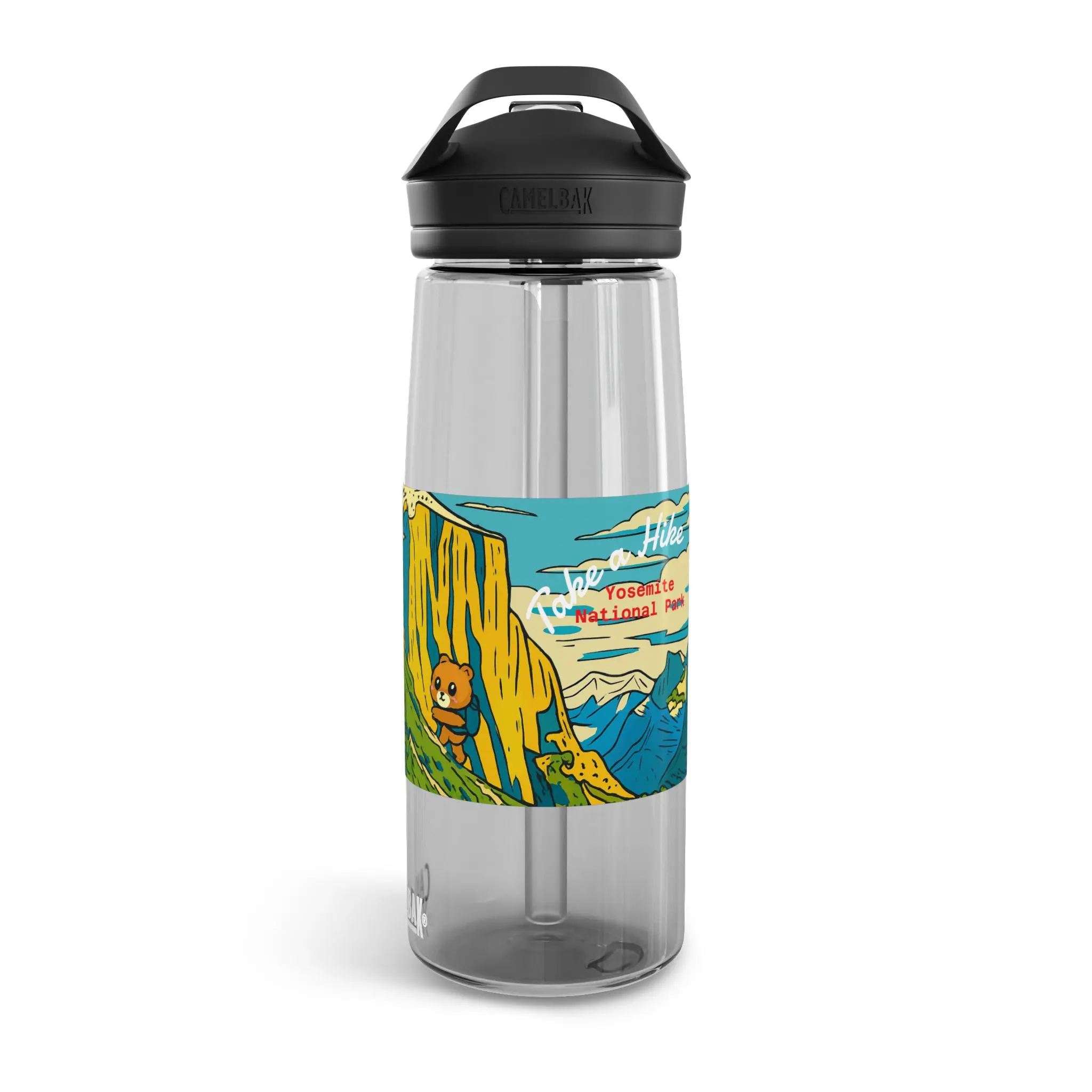 Adventurous CamelBak Eddy® Water Bottle - 20oz/25oz with Vibrant Mountain Design