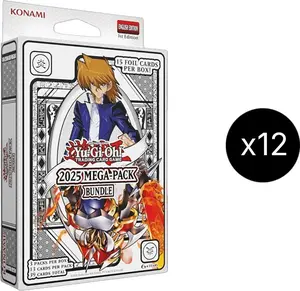 YuGiOh 2025 Mega-Pack Bundle Display