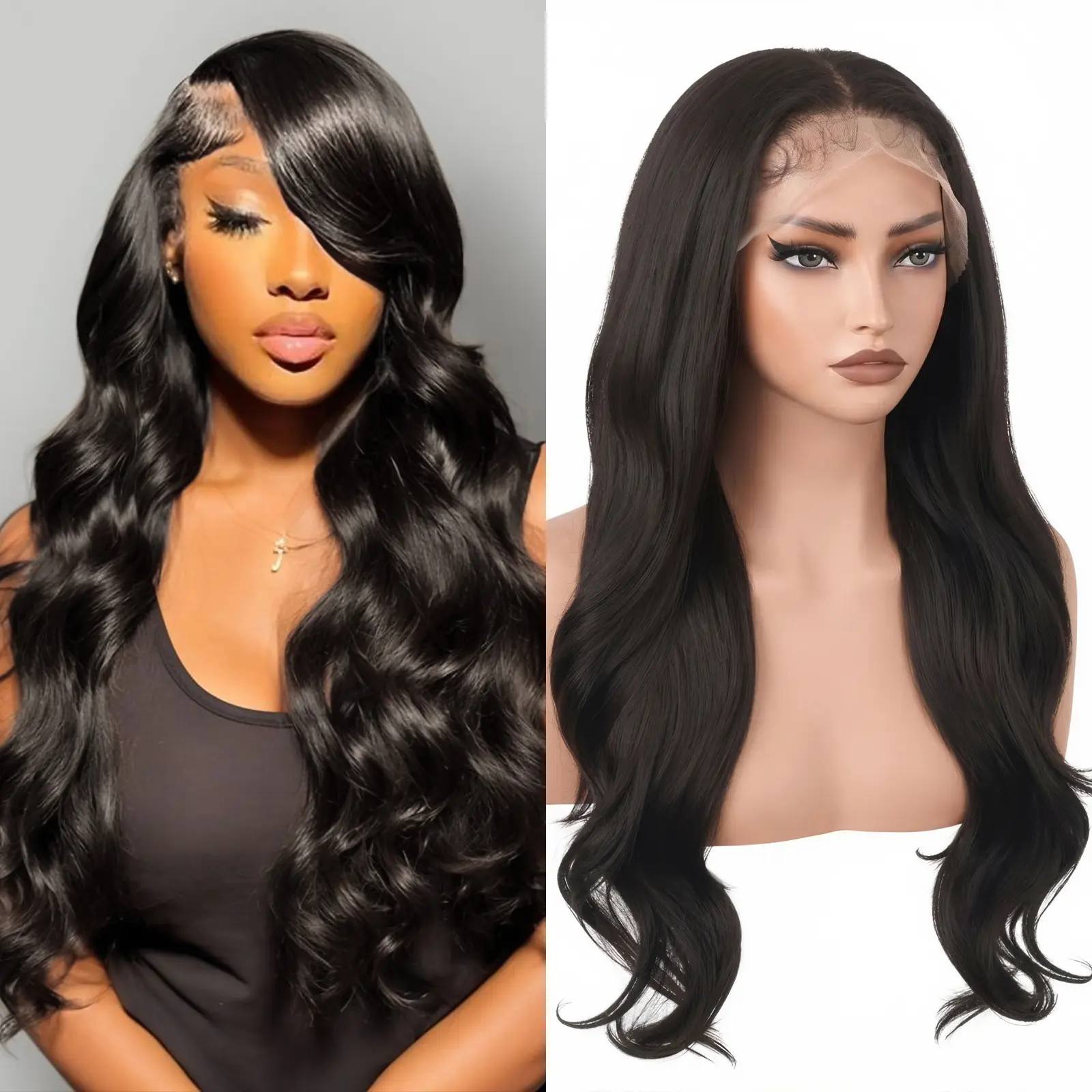 Lush Haute 【Special Offer】Synthetic Lace Front Wig Body Wave Glueless Wig 13x6 HD Lace Front Wig Pre Plucked Natural Hairline For Women