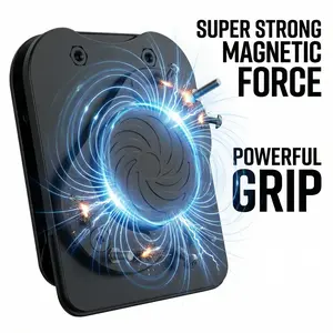 Heavy-Duty Magnetic Tool Holder, Magnetic Tool Organizer with Belt Clip, Adjustable Tool Holster for Hammer, Wrench, Screwdriver, Drill Bits, for Electricians, Carpenters, Fits All Magnetic Tools & Hardware, Excellent Gift for Dads & Friends