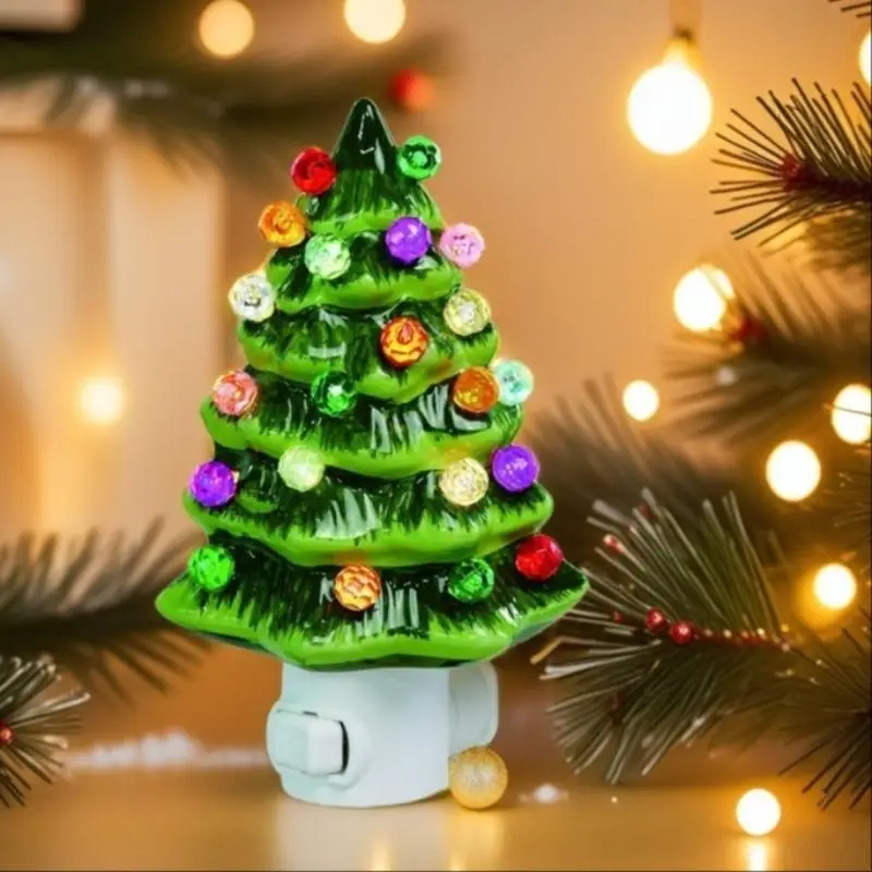 Christmas Tree Shaped Night Light, Decorative Light, Decorative Light for Home Bedroom Living Room, Home Decor