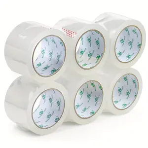 3" x 110 Yards Clear Packing Tape, 2mil Heavy Duty Box Sealing Tape
