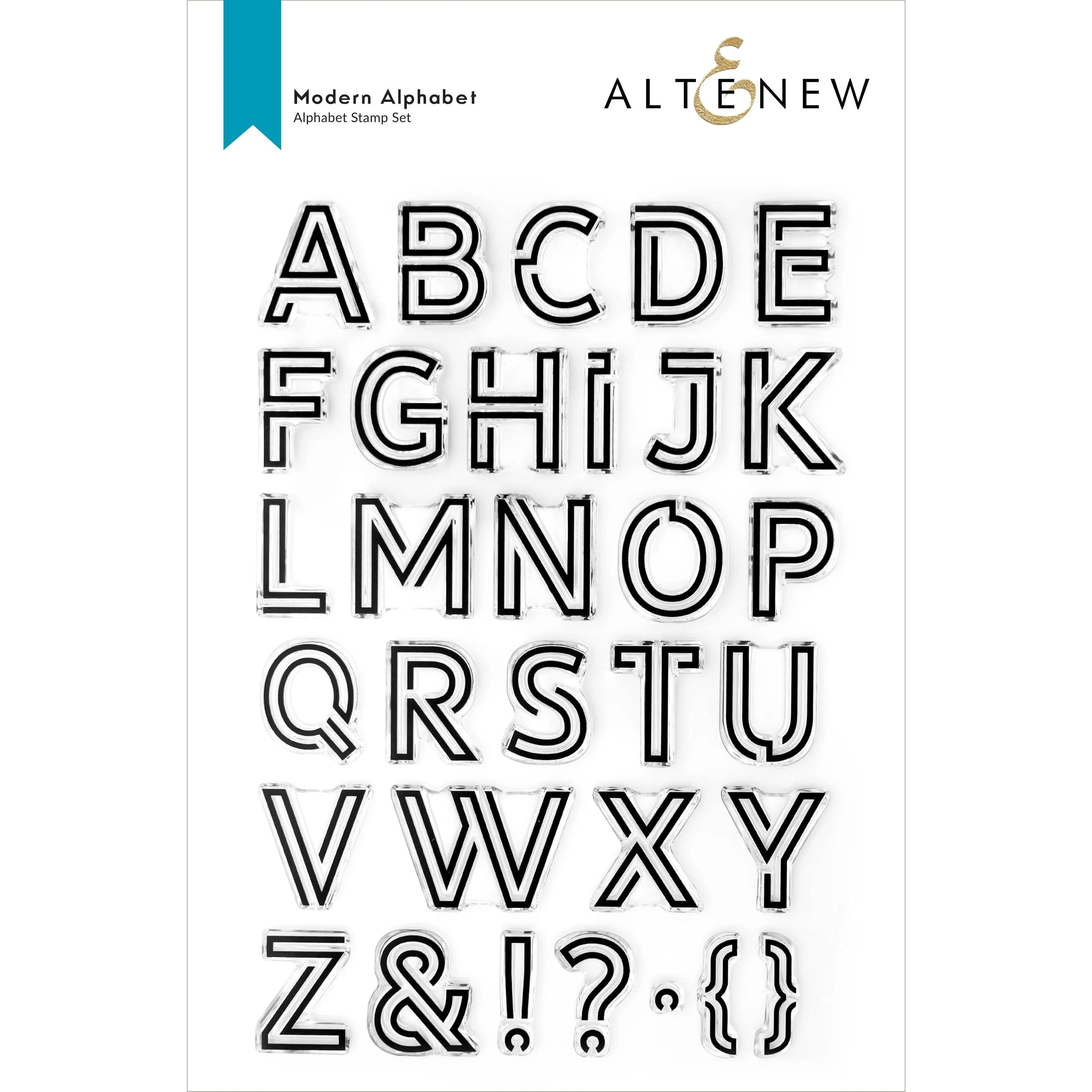 Modern Alphabet Stamp Set