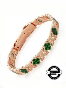 Women's copper bracelet, magnetic copper bracelet, High Quality Bracelet, powerful magnet, Mother's Day gift, or a gift for your girlfriend, Adjustable Minimalist Bangle. (Includes regulator.)