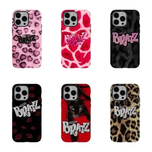 B-bratz Y2K Retro Leopard Print  phone Cases For iPhone12-17 Promax Pro Plus,It's a great gift for a good friend, suitable for holidays, birthdays, and parties.