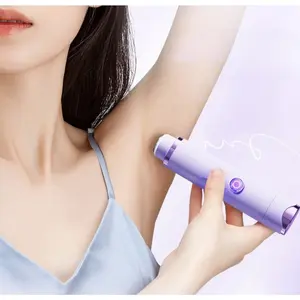 Pink Hair Removal Device Women's Double Head Shaving Device Painless Shaving Private Area Trimmer Electric Hair Scraper Women's Hair Removal Device Suitable for The Whole Body Removal Device Precision Grooming Tool