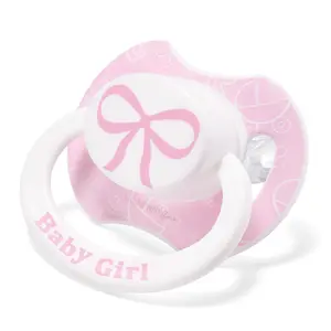 LittleForBig Bigshield Gen-II Adult Sized Printed Pacifier Baby Girl Pattern Pink