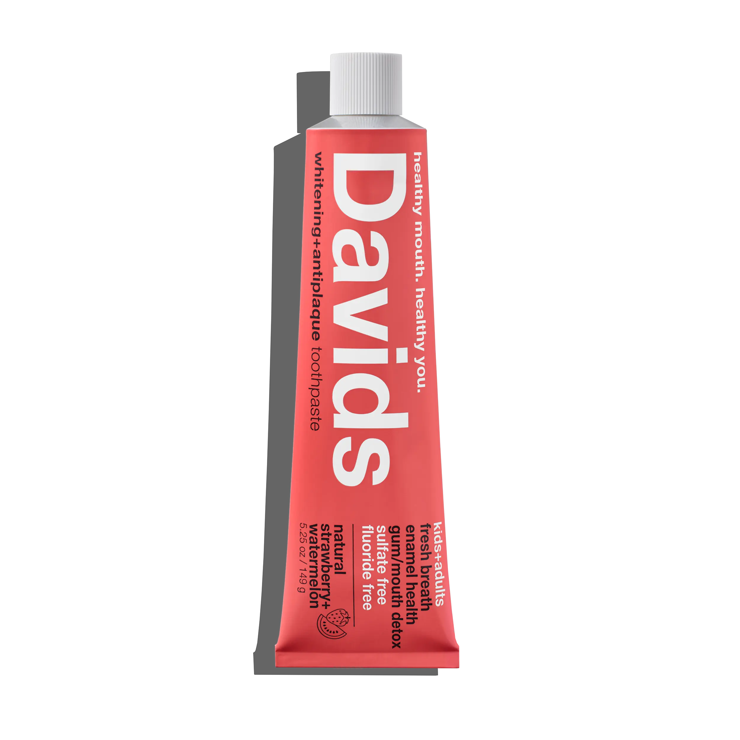 Davids kids + adults premium toothpaste  /  strawberry watermelon
