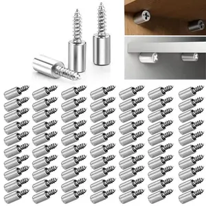 30Count Shelf Support Pegs,Self-shelf support peg Self- partition tray Tapping Screws Cabinet Laminate Support,Shelf Pegs Pins with Non-Slip Sleeve, ShelfPegs for Shelves, Self-Tapping Screws ShelfSupport Pegs for Furniture Bookcase ShelfCabinet Closet