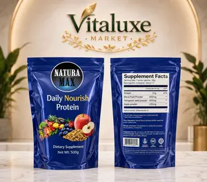 Natural Max Daily Nourish plant Protein Powder Nutrient Blend 500 g Supplement