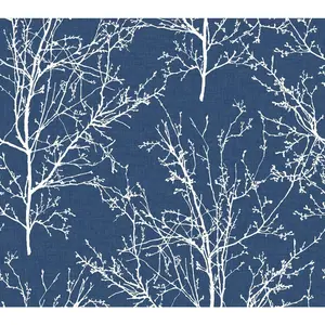 NextWall Tree Branches Peel and Stick WallpaperRoll NextWall Tree Branches Peel and Stick WallpaperRoll