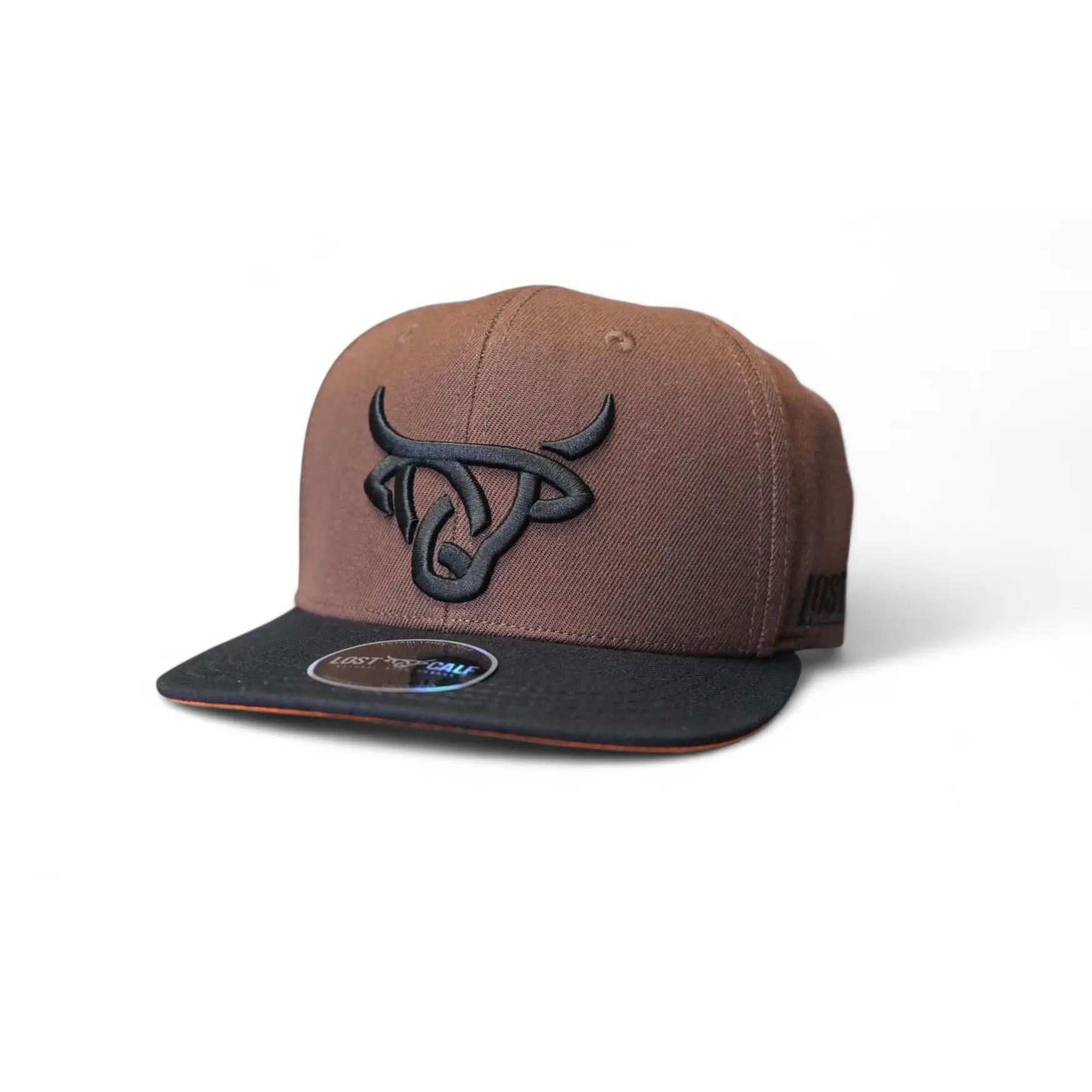 Baseball Brown/Black Flat Bill Trucker Hat