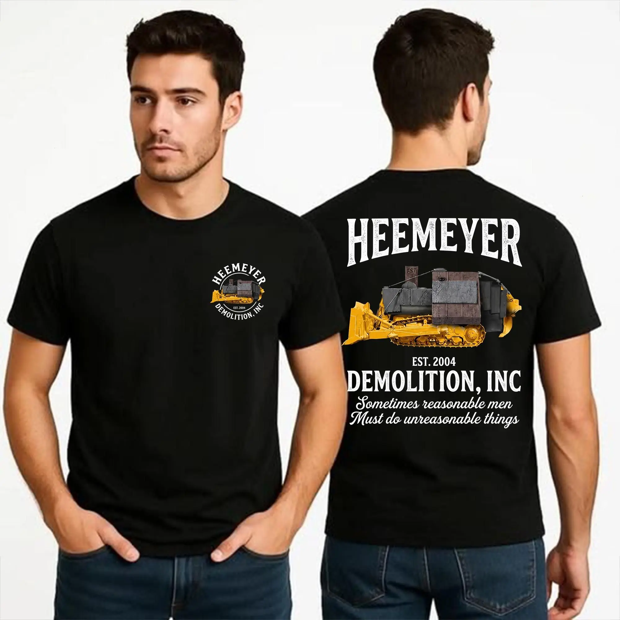 Heemeyer Demolition Inc Shirt, Vintage Graphic Marvin Heemeyer T-Shirt, Heavy Equipment Unisex Cotton Tee, Gift For Him