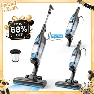 INSE R6X Corded Stick Vacuum, 15KPa Suction with 600W Motor, Ultra-Lightweight Bagless Upright Vacuum with Handheld for Home Hard Floor Hardwood Floor Pet Hair Car Cleaning home cleaning tools home appliances pet lovers DealsForYouDays