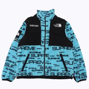 Pre-owned Supreme Others Small Leather Goods THE NORTH FACE All over logo Fleece Jacket