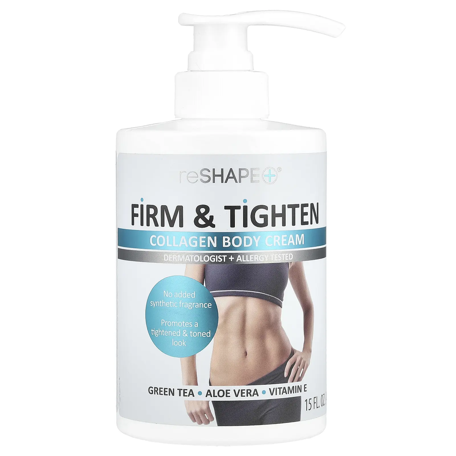 Reshape Plus Firm & Tighten, Collagen Body Cream, 15 fl oz (444 ml)