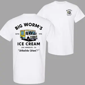 Big Worm’s Ice Cream T-Shirt, Funny Ice Cream Truck Tee, 90s Movie Inspired Shirt, Whatchu Want Tee, LA Streetwear, Retro Summer Graphic Shirt