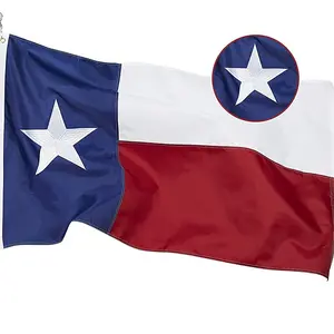 Cocayan 3x5 Ft Texas Flag, High-Detail Embroidered Star & Stripes, Heavy-Duty 210D Polyester Outdoor Banner with 2 Brass Grommets for Easy Hanging, All-Weather Patriotic Display, Embroidery