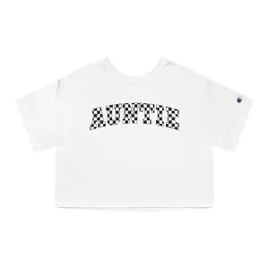 Auntie Crop Tee - Perfect Gift for Aunts, Trendy Casual Wear, Family Gatherings, Birthdays, Summer Outfits Funny T-shirt, Aunt Gift, Family