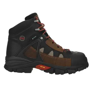 Timberland PRO Mens Hyperion 6 Inch Waterproof Alloy Toe  Work/Duty - Black, Brown