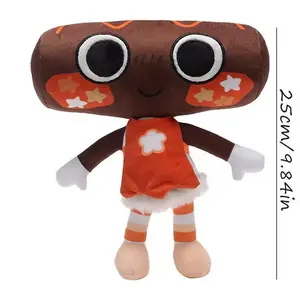 Hot Dand's World Game Plushie Cosmo Caramel Drizzle Lovely Maid Tisha Fluffy Plush Toy Festival Present
