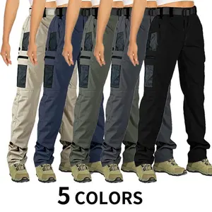 Women’s Solid Color Tactical Work Pants – Multi Pockets with Zipper, 230 g/m² Durable Outdoor Training Pants (Multiple Colors) GARMENTARY