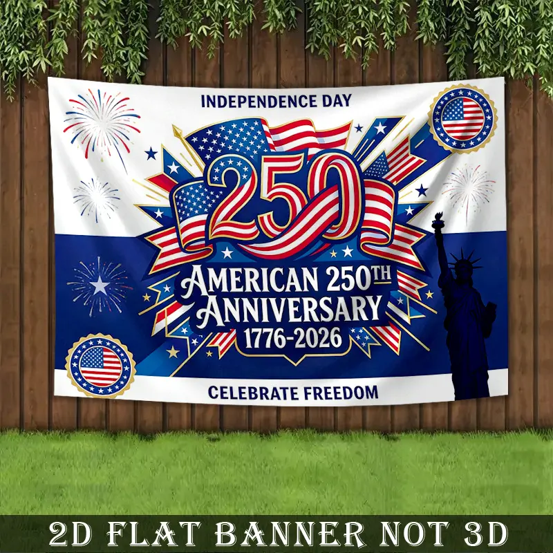 Independence Day Striped Tapestry Banner with Hooks - 95g Lightweight Polyester 2D Flat Flag, Neon Nature Bohemian Sun Graphic, All Seasons Home Decor Wall Art for 4th of July Party Photo Background & Lightweight Hang