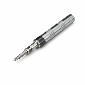 Impact Screwdriver - Specially Treated for Stubborn Screws, Multi-Heads for Flat/Phillips, Sturdy and Durable