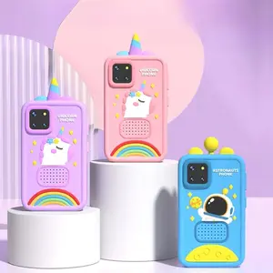 Cute Cartoon Design Mini Phone Toy, 1 Count Touch Screen Camera Digital Camera Toy with 8G Memory Card