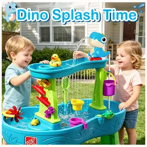 Tuseasy Water table suction pump (without water table), powered by dinosaur batteries, can operate continuously for 3 hours. Suitable for outdoor water table toys in summer and water table accessories for children.